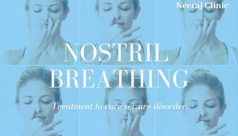 Nostril breathing treatment to cure seizure disorder